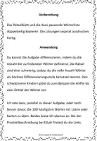 Vorschau - Arbeitsblätter - 100 häufigste Wörter - Suchsel - Seite 2