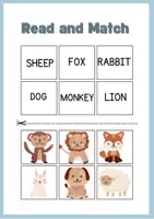 anteprima - Esercizi - Match: vocabolario base inglese - Pagina 1