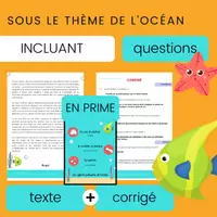 Aperçu - Feuilles d'exercices - Kit pédagogique : Compréhension de Lecture : Textes Jour Terre - Page 2