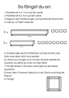 Vorschau - Arbeitsblätter - Blumenwürfel - Werken - Klasse 3/4 - Seite 1