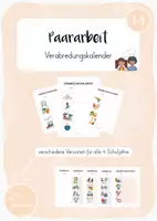 Vorschau - Anderer Materialtyp - Partner*innenarbeit: Der Verabredungskalender - Deckblatt