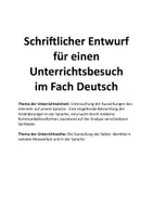 Vorschau - Stundenentwürfe - Unterrichtsentwurf EF: "Auswirkungen sozialer Medien auf die deutsche Sprache" Unterrichtsbesuch UB - Seite 2