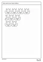 Vorschau - Arbeitsblätter - Florale Muster fortführen und anmalen (Parkettierung) - Seite 3