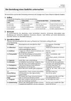 Vorschau - Merkblätter - Materialpaket: Gedichtanalyse - Deckblatt