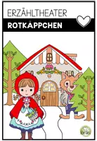 Vorschau - Arbeitsblätter - Rotkäppchen - Erzähltheater - Arbeitsblätter - Deckblatt