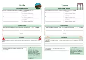 Vorschau - Arbeitsblätter - Differenziertes Expertenpuzzle Portfolio Andalusien - Seite 3