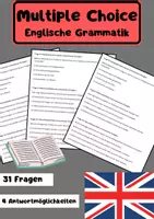 Vorschau - Test - 31 Multiple-Choice-Fragen Grundwissen englische Grammatik
- Deckblatt
