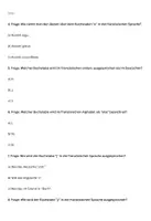 Vorschau - Arbeitsblätter - 40 Multiple-Choice-Fragen französisches Alphabet - Seite 2