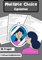 Vorschau - Test - 35 Multiple-Choice-Fragen: Egoismus - Deckblatt