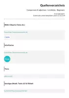 Vorschau - Arbeitsblätter - Comparison of adjectives - Steigerung Adjektive - Lerntheke - Beginners - Seite 1