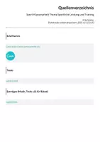 Vorschau - Arbeitsblätter - Sport-Klassenarbeit Thema Sportliche Leistung und Training - Seite 2