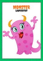 Vorschau - Arbeitsblätter - Materialpaket. DaZ/DaF A2. Körperteile. Monsterbeschreibung - Deckblatt