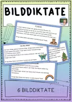 Vorschau - Mal- und Bastelvorlagen - Bilddiktate - kreative Hörübungen - Deckblatt