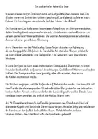 Vorschau - Arbeitsblätter - Leseblatt Adventbräuche / Lesen in der Weihnachtszeit 1 A4 Seite und Ausmalbild - Deckblatt