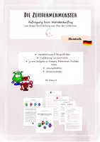 Vorschau - Arbeitsblätter - Escape Room_Die Zeitformenmonster_Deutsch - Deckblatt