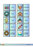 Vista previa - Juegos / Gamificación - Tarjetas navidad - Vocabulario. Español - ELE - página 3