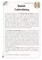 Vorschau - Arbeitsblätter - AB_Industrialisierung_0_Überblick - Deckblatt
