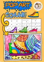 Vorschau - Stundenentwürfe - Pop Art Schuhe im Kunstunterricht, fertige Kunststunde, Pop Art - Deckblatt
