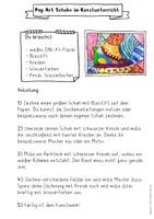 Vorschau - Stundenentwürfe - Pop Art Schuhe im Kunstunterricht, fertige Kunststunde, Pop Art - Seite 1