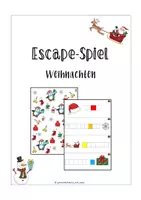 Vorschau - Spiele - Escape-Spiel Weihnachten - Deckblatt