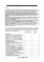 Vorschau - Arbeitsblätter - Analyzing the atmosphere in a fictional text (Checklist / Peer Feedback) - Seite 3