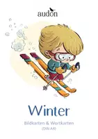 Vorschau - Fördermaterial/Inklusion - DaZ Wortschatz Winter - Winter DaZ - Bildkarten & Wortkarten - DIN A4 - Bild- Wortkarten - Tafelmaterial - Zuordnungskarten - Deckblatt