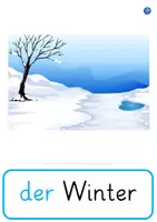 Vorschau - Fördermaterial/Inklusion - DaZ Wortschatz Winter - Winter DaZ - Bildkarten & Wortkarten - DIN A4 - Bild- Wortkarten - Tafelmaterial - Zuordnungskarten - Seite 3