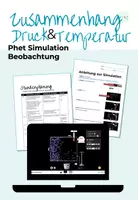 Vorschau - Arbeitsblätter - Zusammenhang Druck Temperatur Phet Simulation Beobachtung - Deckblatt