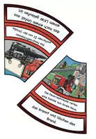 Vorschau - Aufgabenkarten - Legekreis "Was machen die Feuerwehrleute?" Achtung, Notfall! DaZ / DaF / Deutsch - Seite 3