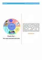 Vorschau - Arbeitsblätter - Übungen und Regeln simple past - Deckblatt