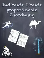 Vorschau - Arbeitsblätter - indirekte Proportionalität + Dreisatz - Deckblatt