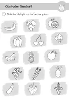 Vorschau - Arbeitsblätter - Obst und Gemüse Arbeitsblätter - Seite 3