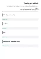 Vorschau - Arbeitsblätter - Tell me about your holidays, Christmas, Englisch, Klasse 5-8, Speaking - Seite 2