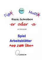 Vorschau - Spiele - - er oder - a am Wortende -einfach bis schwer - Seite 1