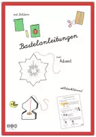 Vorschau - Mal- und Bastelvorlagen - Bastelanleitungen zum Advent mit Kopiervorlagen - Deckblatt