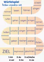 Vorschau - Spiele - Spielbrett Verben (Personalformen) - Seite 1