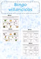Vorschau - Spiele - Bingo villancicos - Navidad - Deckblatt