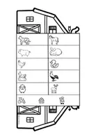 Vista previa - Manualidades / Dibujos para colorear - Farm flipbook - página 3