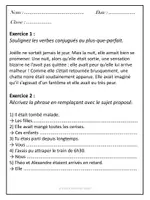 Aperçu - Préparation de séance / Séance complète - Le plus-que-parfait - Explications et exercices / FRENCH PLUPERFECT TENSE - Page 3