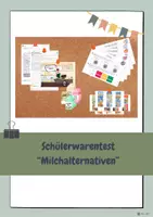Vorschau - Arbeitsblätter - Schülerwarentest "Milchalternativen" - Deckblatt