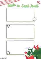 Vista previa - Tarjetas / Manipulativos - Debat sobrela llegenda de Sant Jordi - página 1