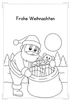 Vorschau - Mal- und Bastelvorlagen - Weihnachten - Malvorlagen - Vorlagen für Weihnachtskarten - Seite 2