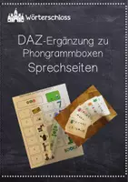Vorschau - Fördermaterial/Inklusion - DAZ Ergänzung für die Phonogrammboxen - Deckblatt
