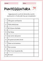 anteprima - Esercizi - Punteggiatura - Pagina 1