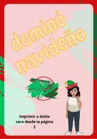 Vista previa - Hojas de trabajo - Dominó navidad - página 1