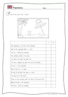 Vorschau - Arbeitsblätter - Prepositions - Englisch Arbeitsblätter - Seite 1