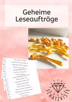 Vorschau - Stundenentwürfe - Geheime Leseaufträge - Kurze Sätze lesen und verstehen - Deckblatt
