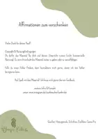 Vorschau - Merkblätter - Affirmationen zum verschenken - Seite 1