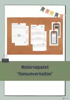 Vorschau - Arbeitsblätter - Materialpaket "Konsumverhalten" - Deckblatt