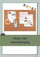 Vorschau - Arbeitsblätter - Schneidelehrgang - Schneidetechniken und Messerarten - Deckblatt